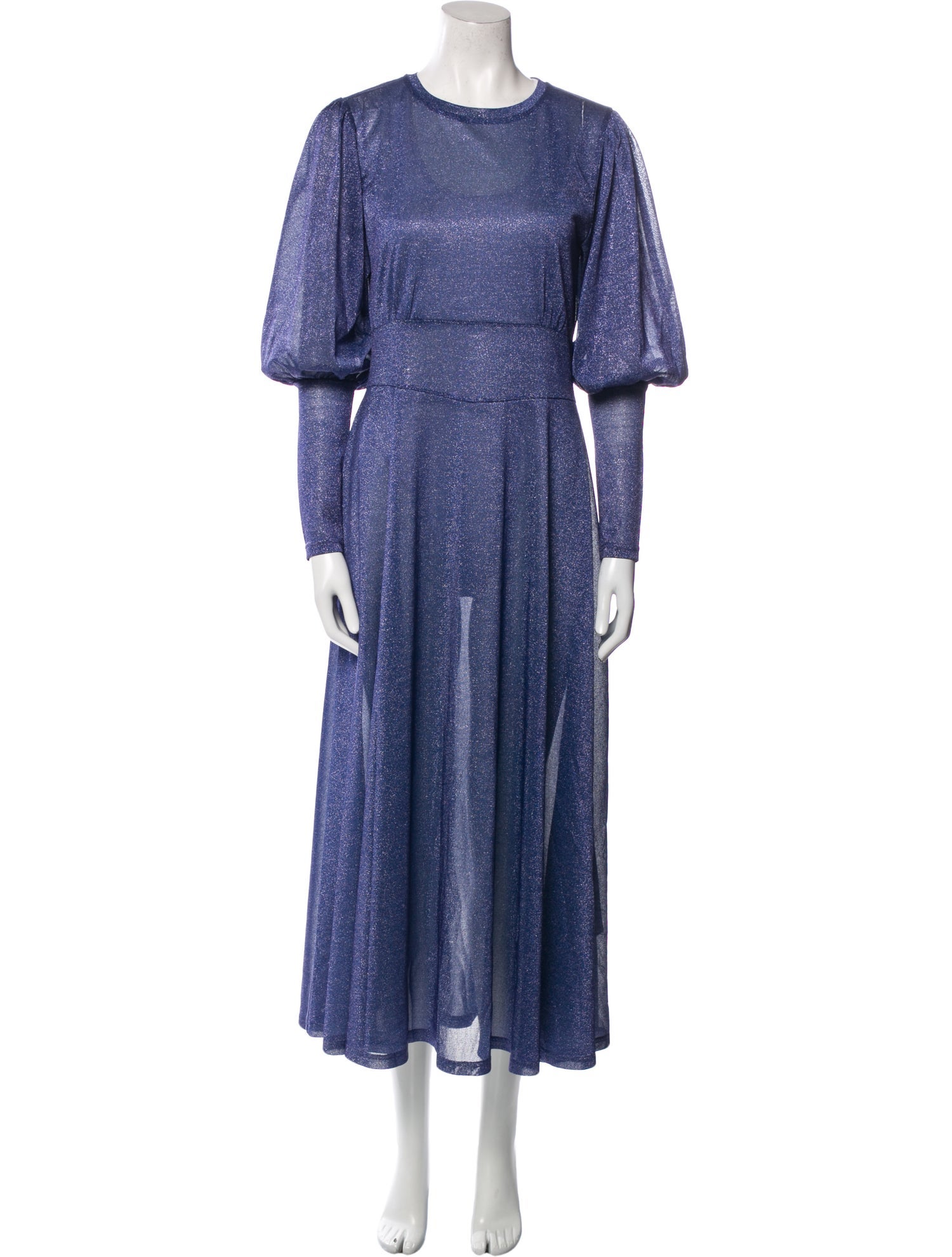 LOVE Binetti Crew Neck Long Dress