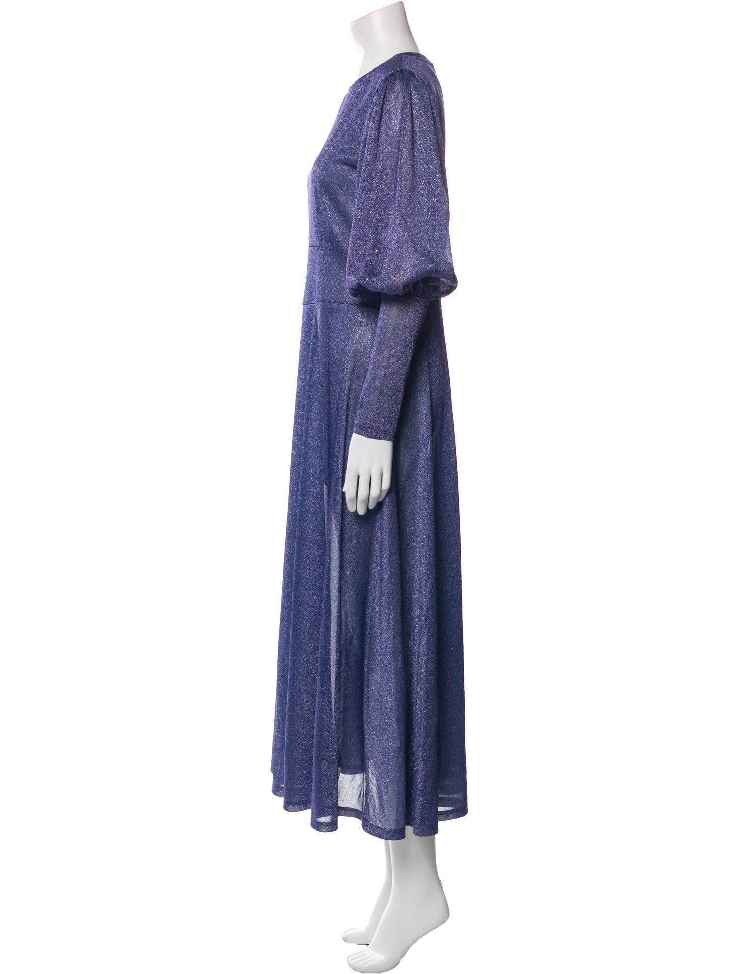 LOVE Binetti Crew Neck Long Dress