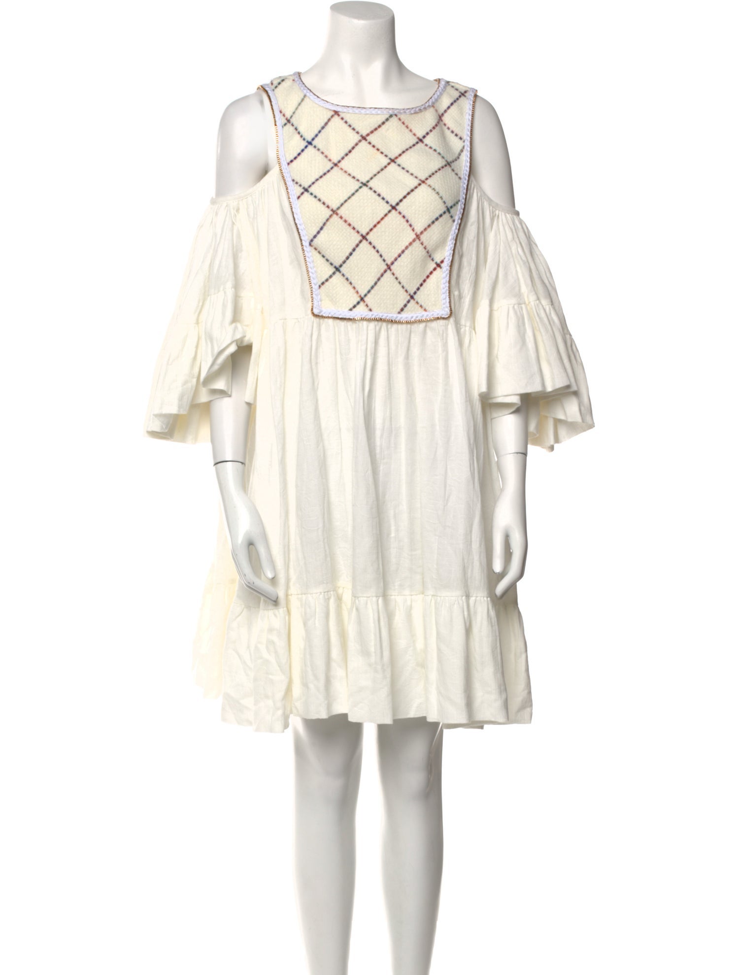 LOVE Binetti Scoop Neck Mini Dress