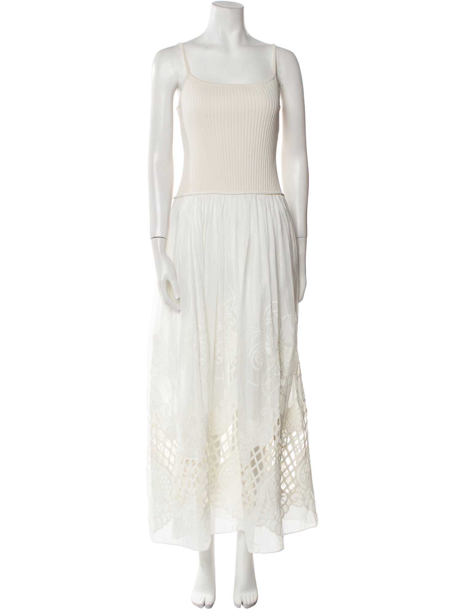 LOVE Binetti Square Neckline Long Dress