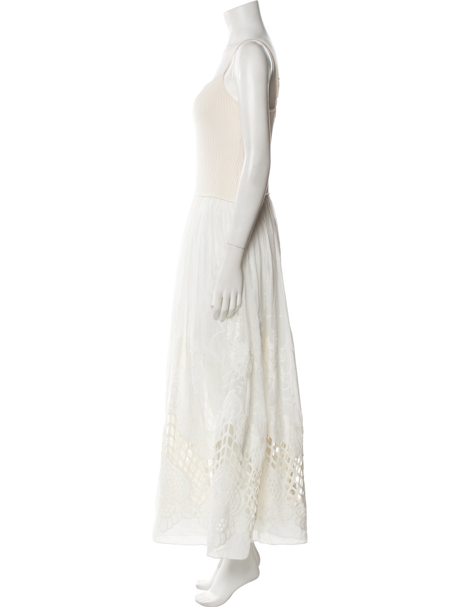 LOVE Binetti Square Neckline Long Dress