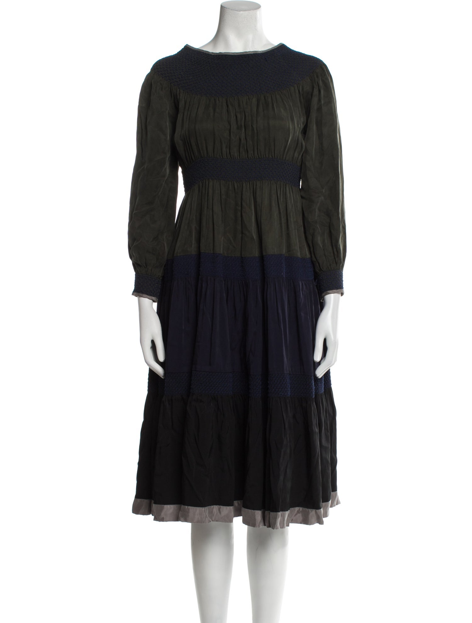 LOVE Binetti Silk Midi Length Dress