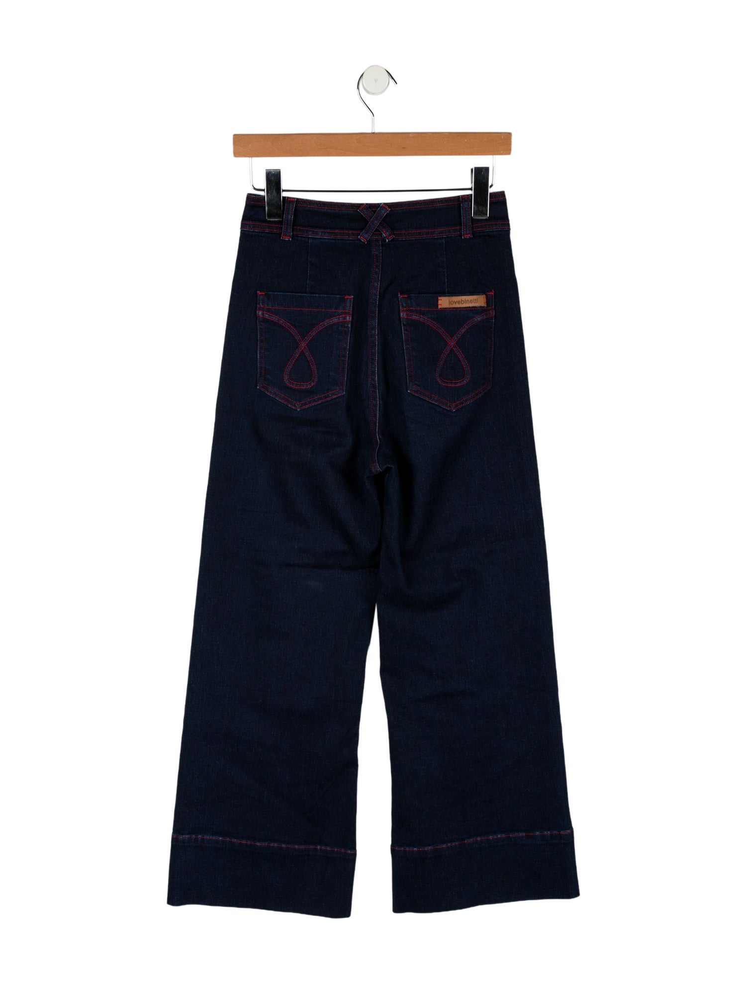 LOVE Binetti High-Rise Wide Leg Jeans