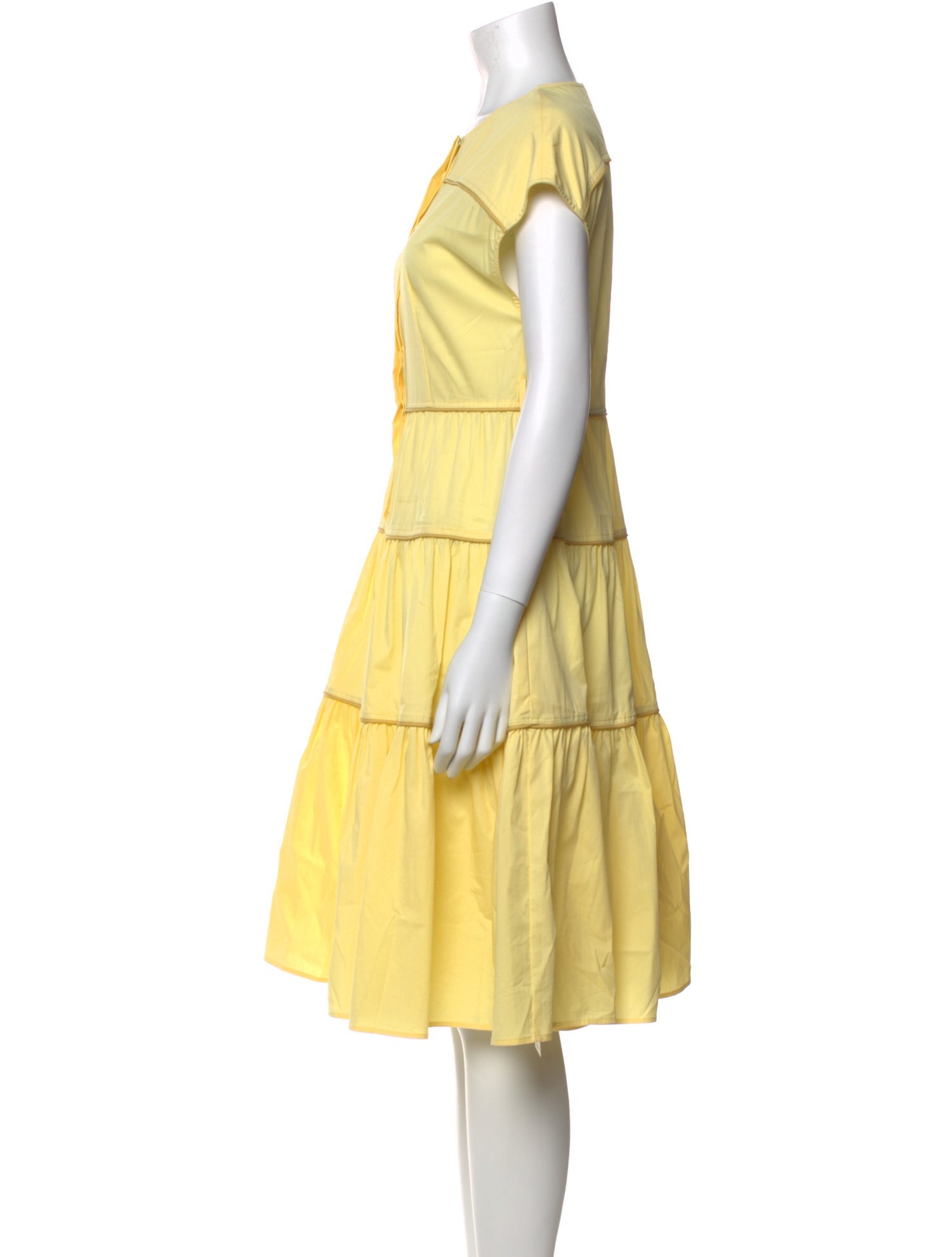 LOVE Binetti Crew Neck Knee-Length Dress