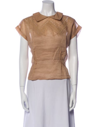 LOVE Binetti Linen Short Sleeve Top