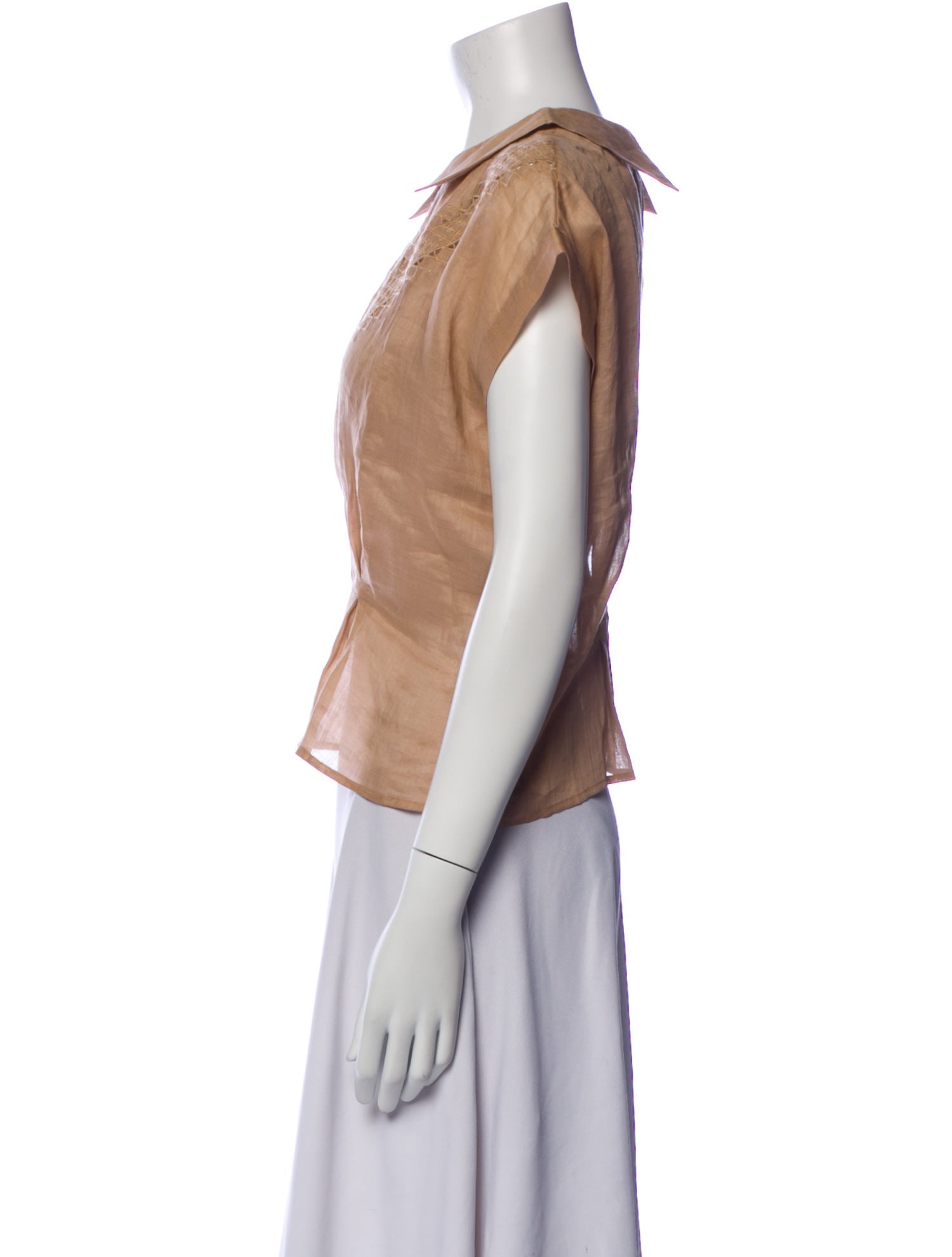 LOVE Binetti Linen Short Sleeve Top