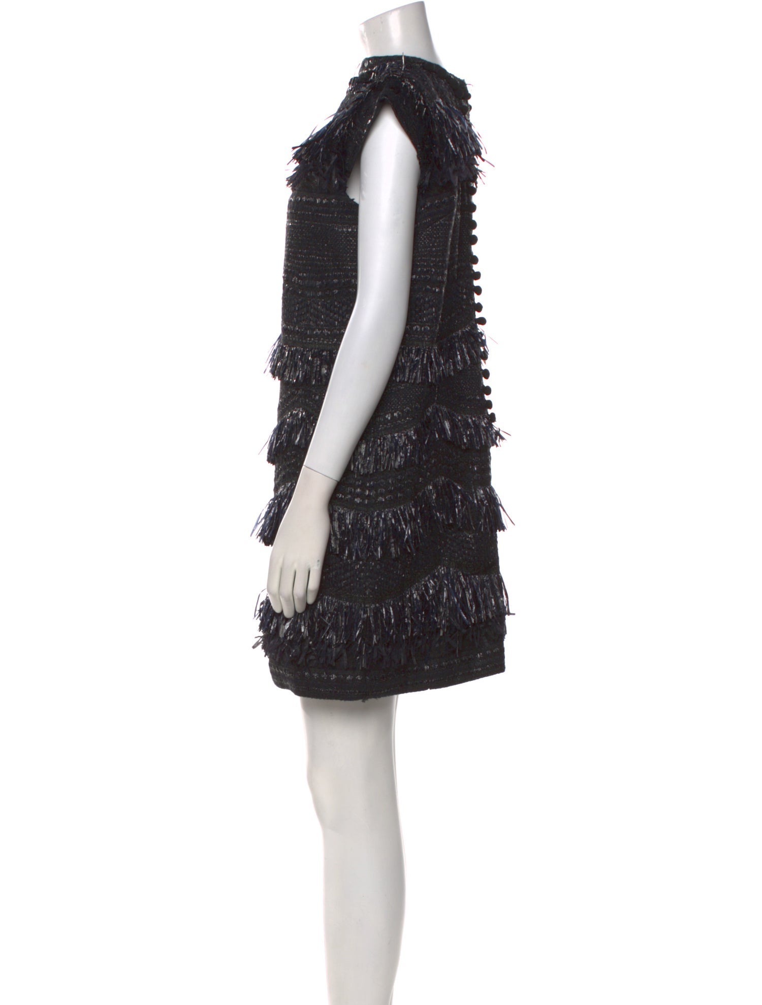 LOVE Binetti Mock Neck Mini Dress