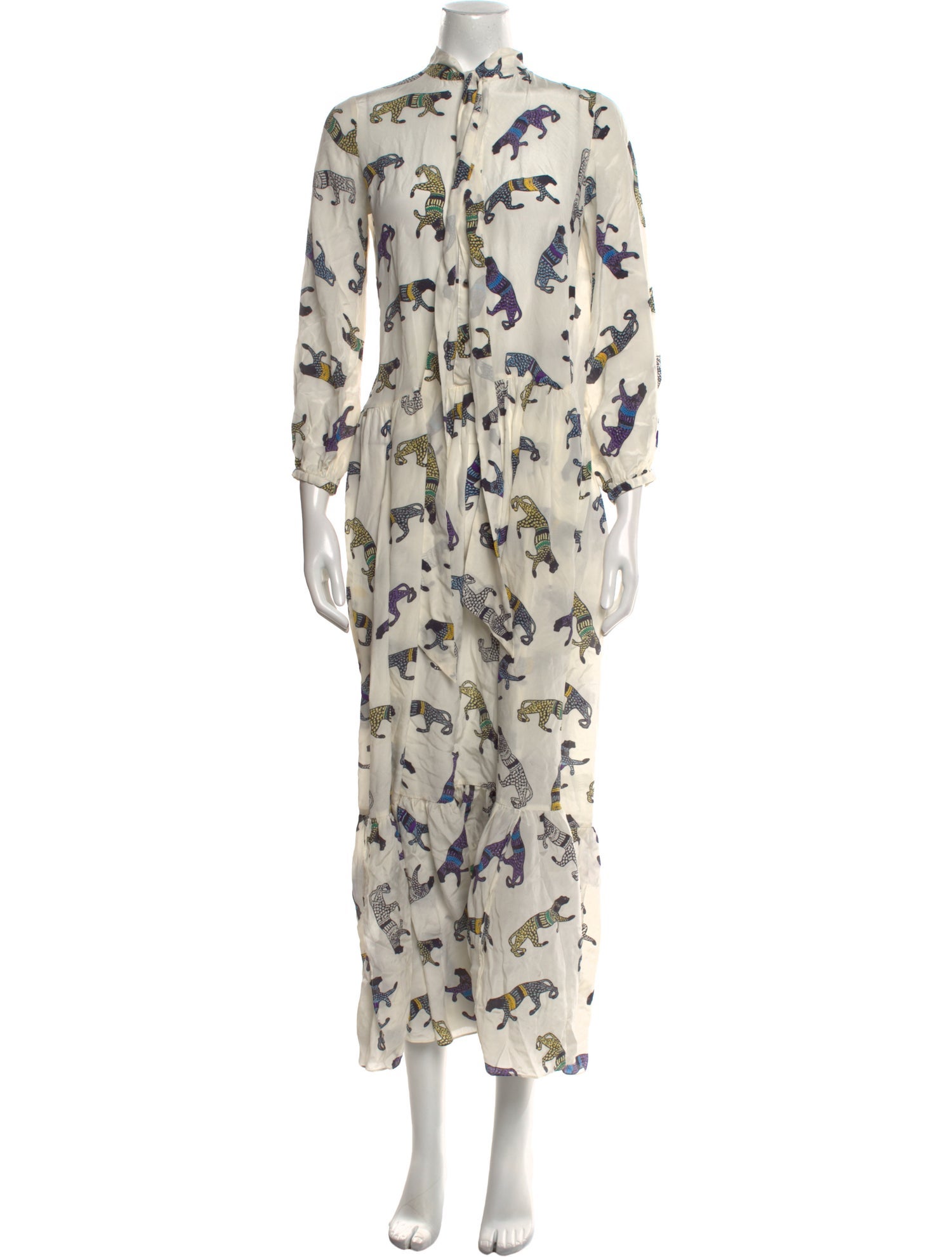 LOVE Binetti Silk Long Dress