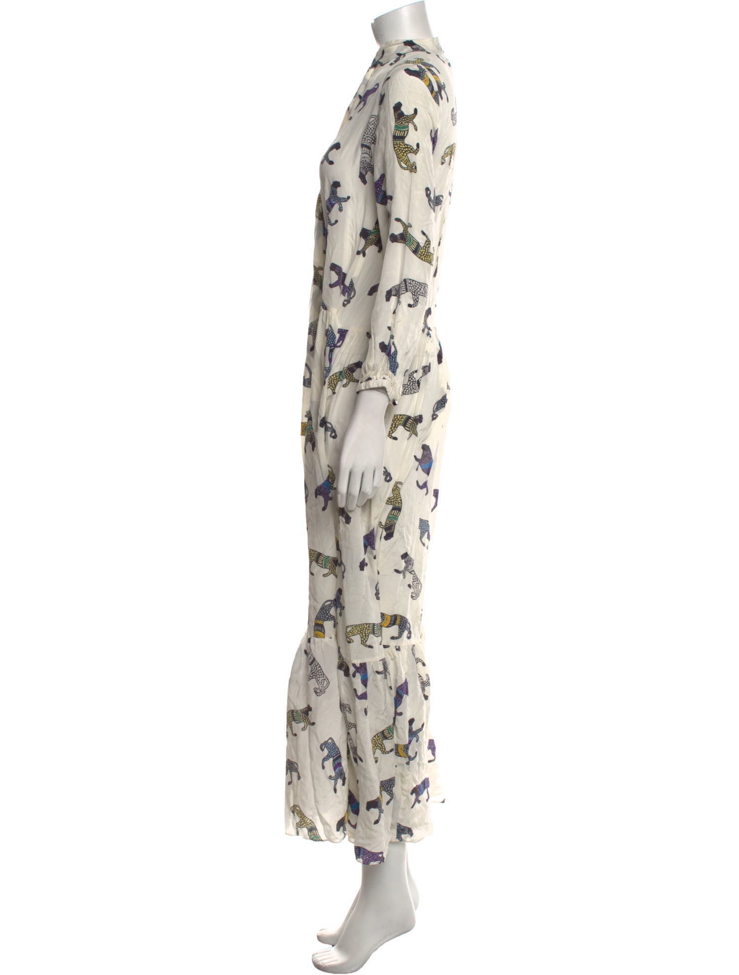 LOVE Binetti Silk Long Dress