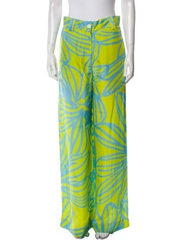 Lovebirds Pants Printed Wide Leg XS