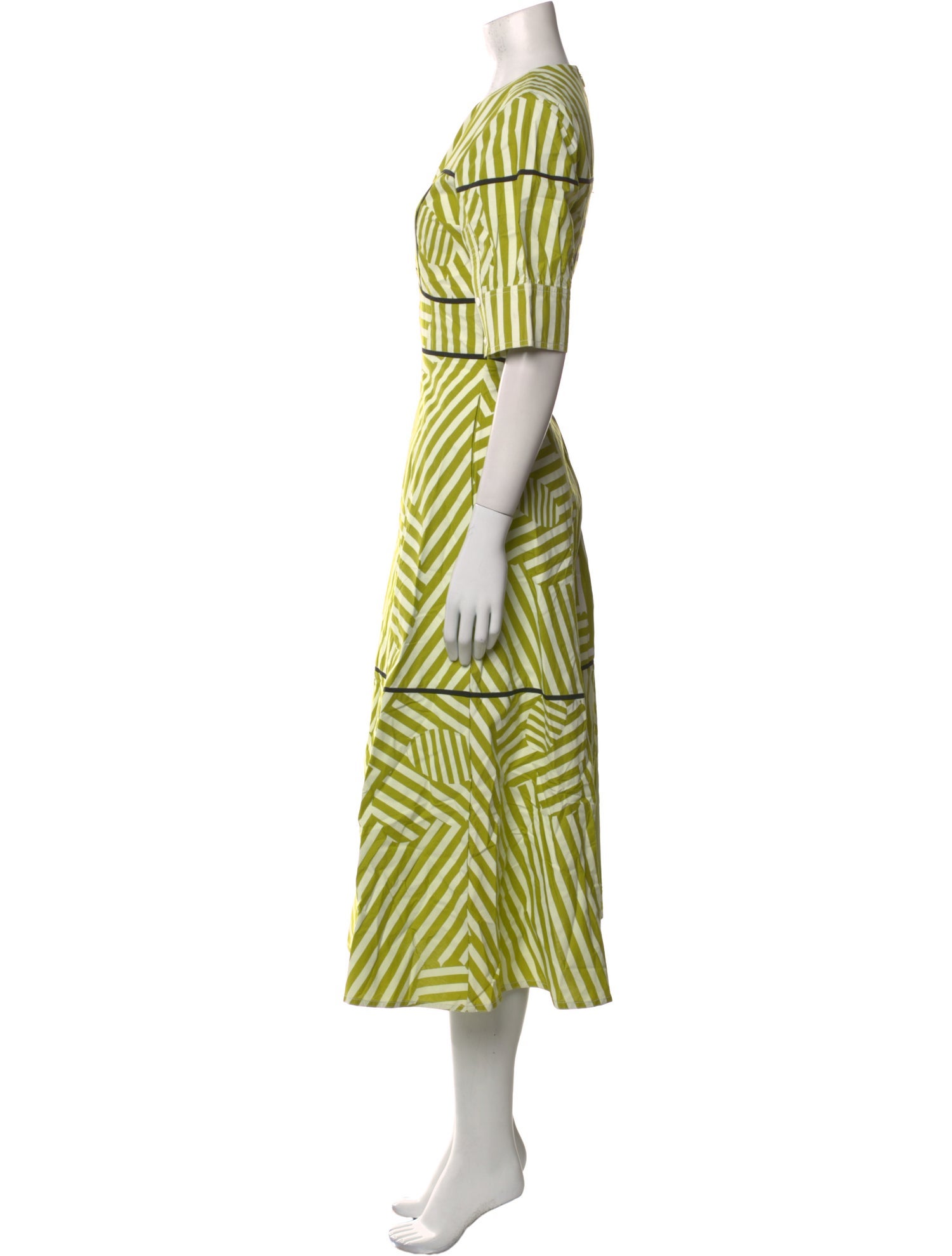 Lovebirds Striped Long Dress