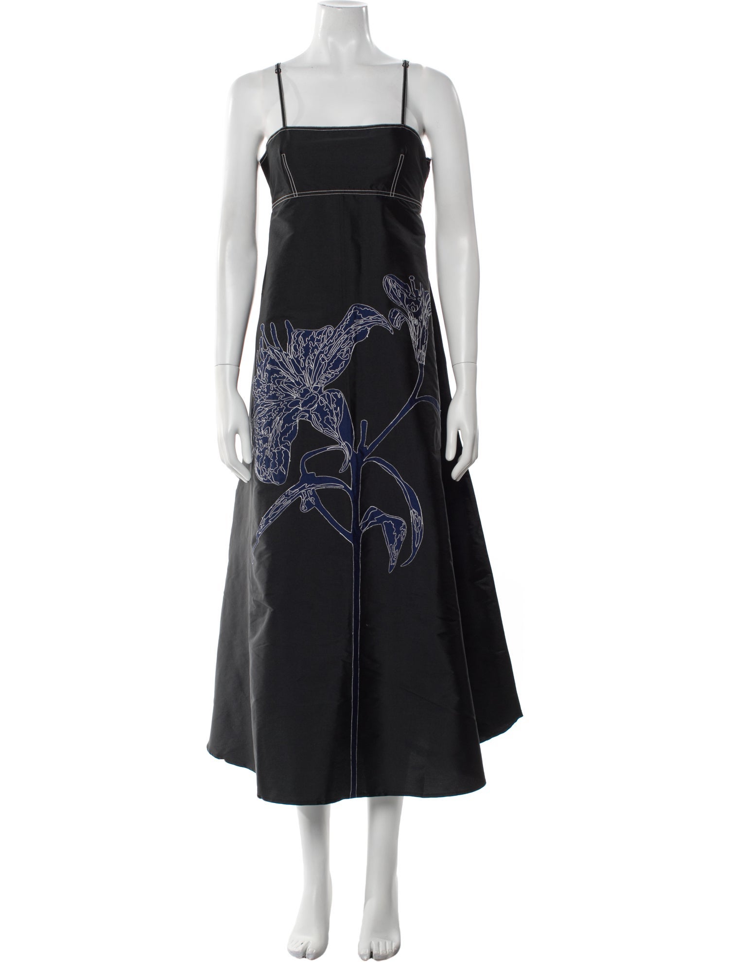 Lovebirds Silk Long Dress w/ Tags