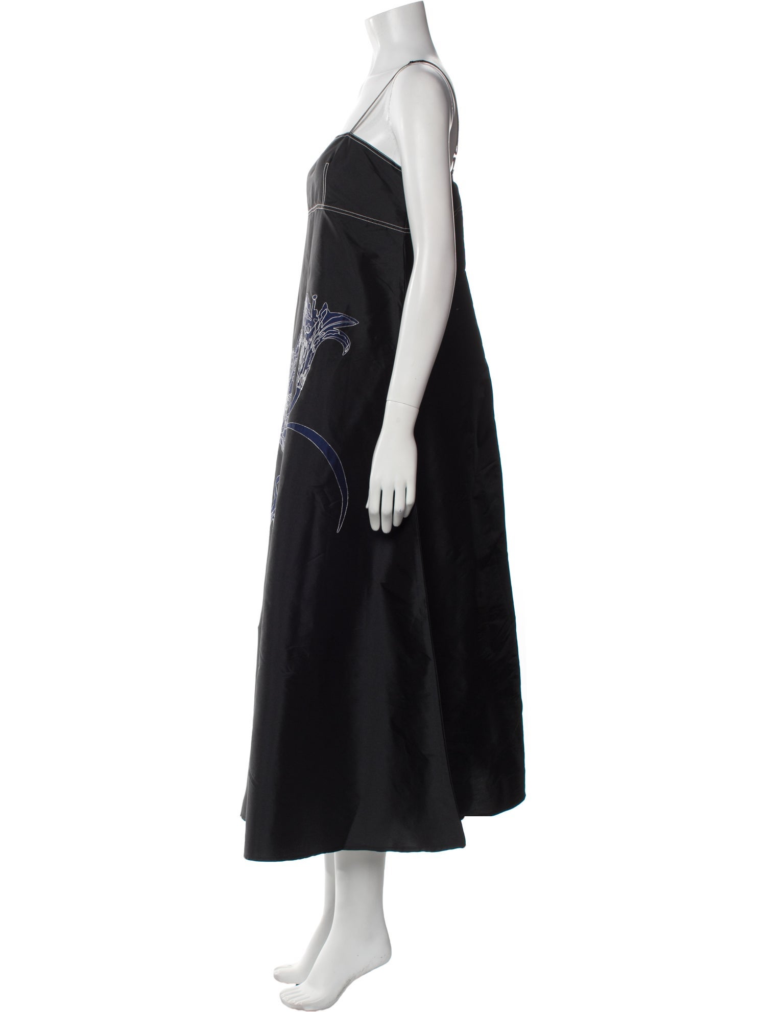 Lovebirds Silk Long Dress w/ Tags