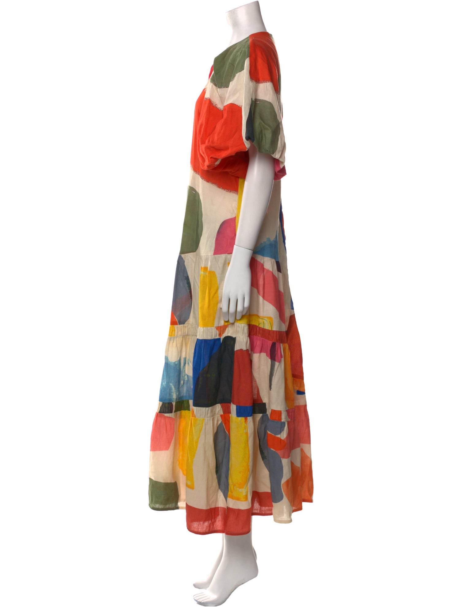 Lovebirds Linen Long Dress
