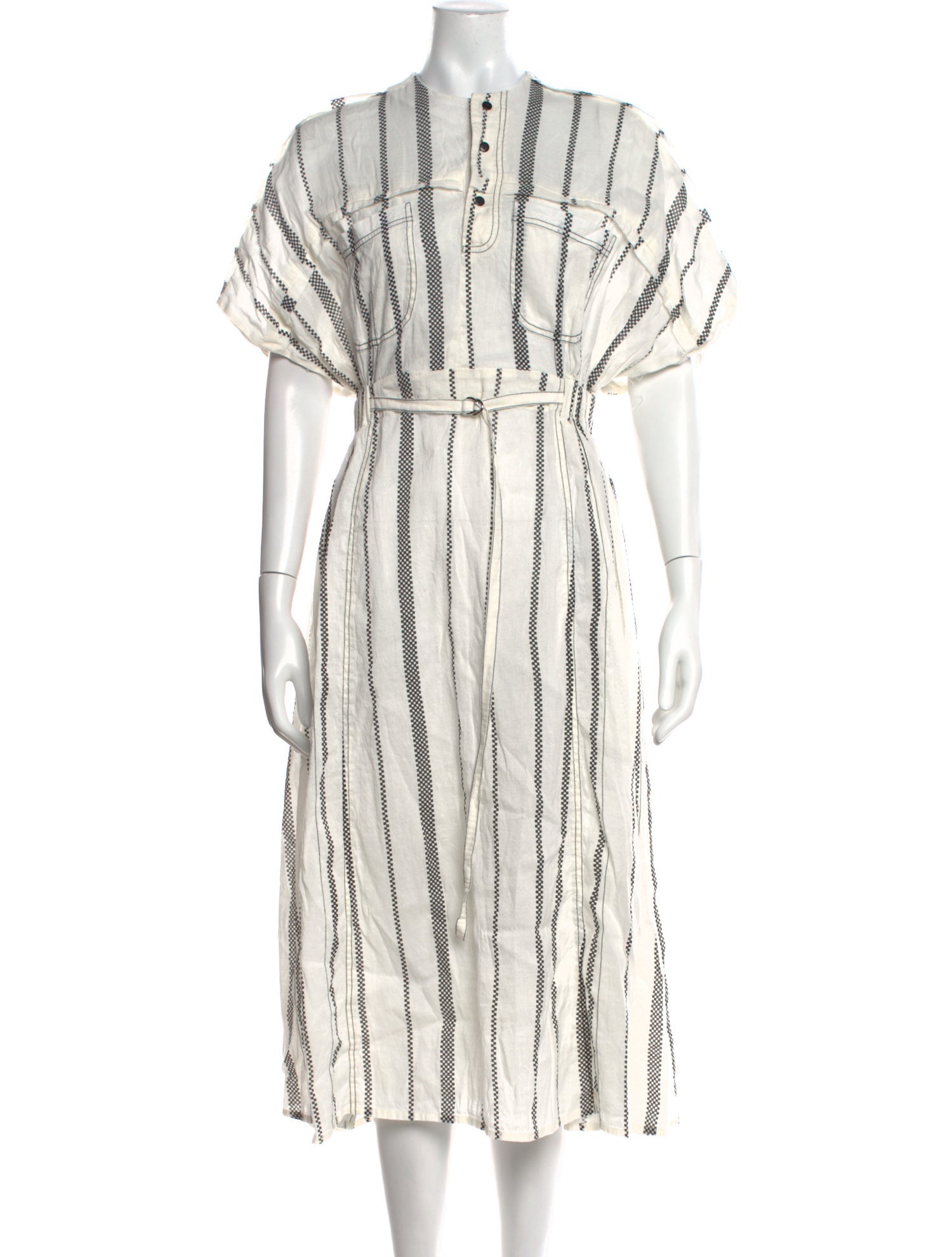 Lovebirds Linen Long Dress