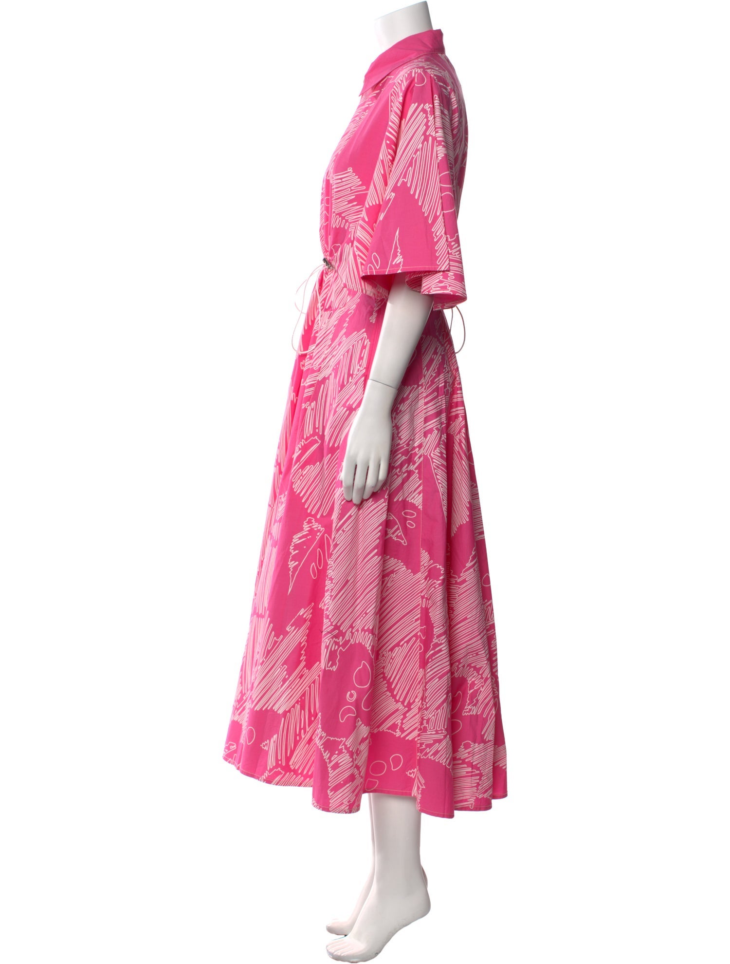 Lovebirds Printed Long Dress w/ Tags