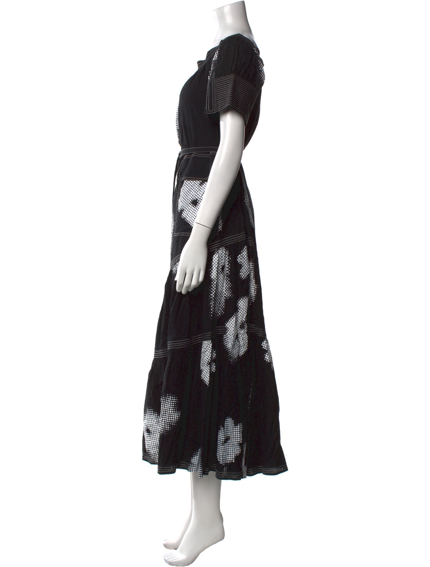 Lovebirds Printed Long Dress w/ Tags