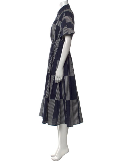 Lovebirds Striped Midi Length Dress