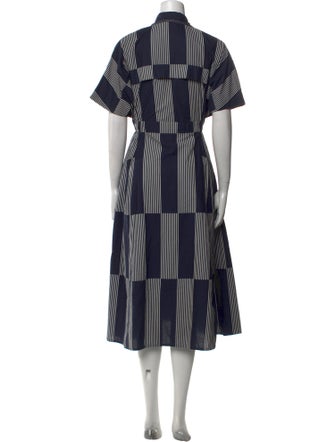 Lovebirds Striped Midi Length Dress
