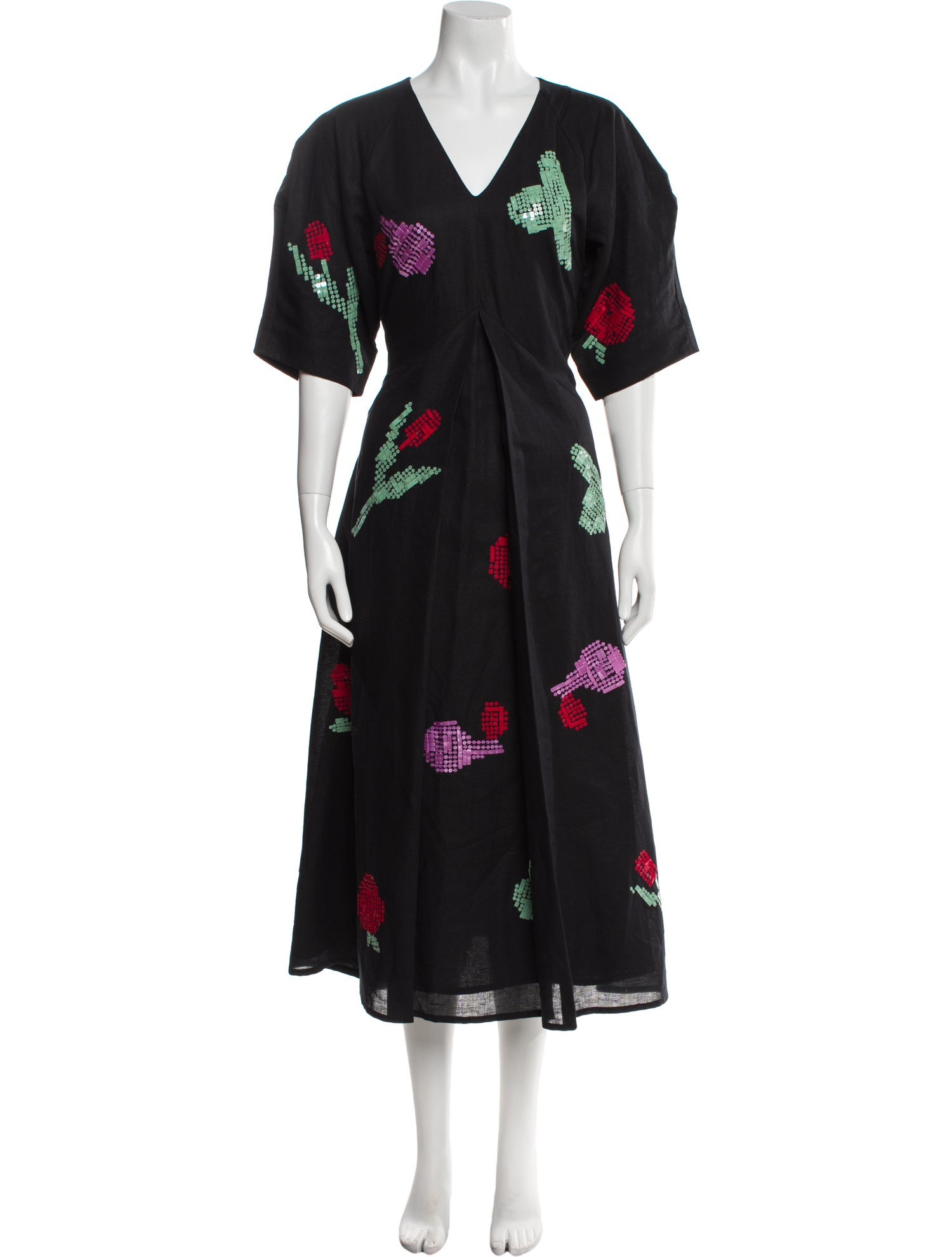 Lovebirds Linen Long Dress w/ Tags