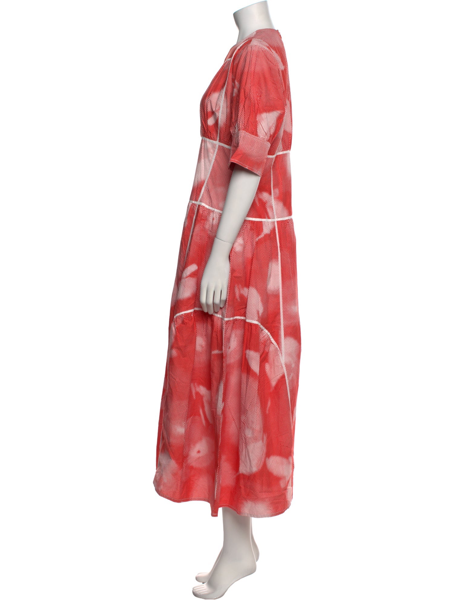 Lovebirds Printed Long Dress