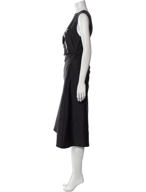 Lovebirds Silk Midi Length Dress