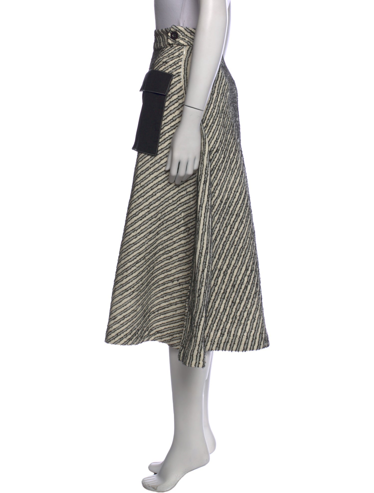 Lovebirds Wool Midi Length Skirt