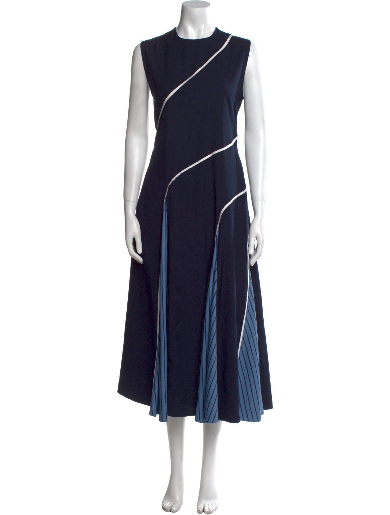 Lovebirds Striped Long Dress