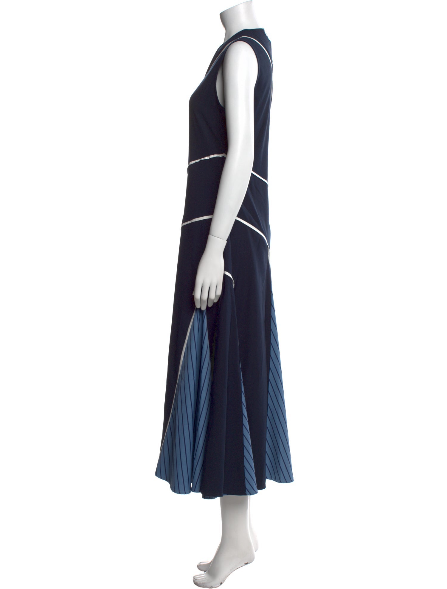 Lovebirds Striped Long Dress