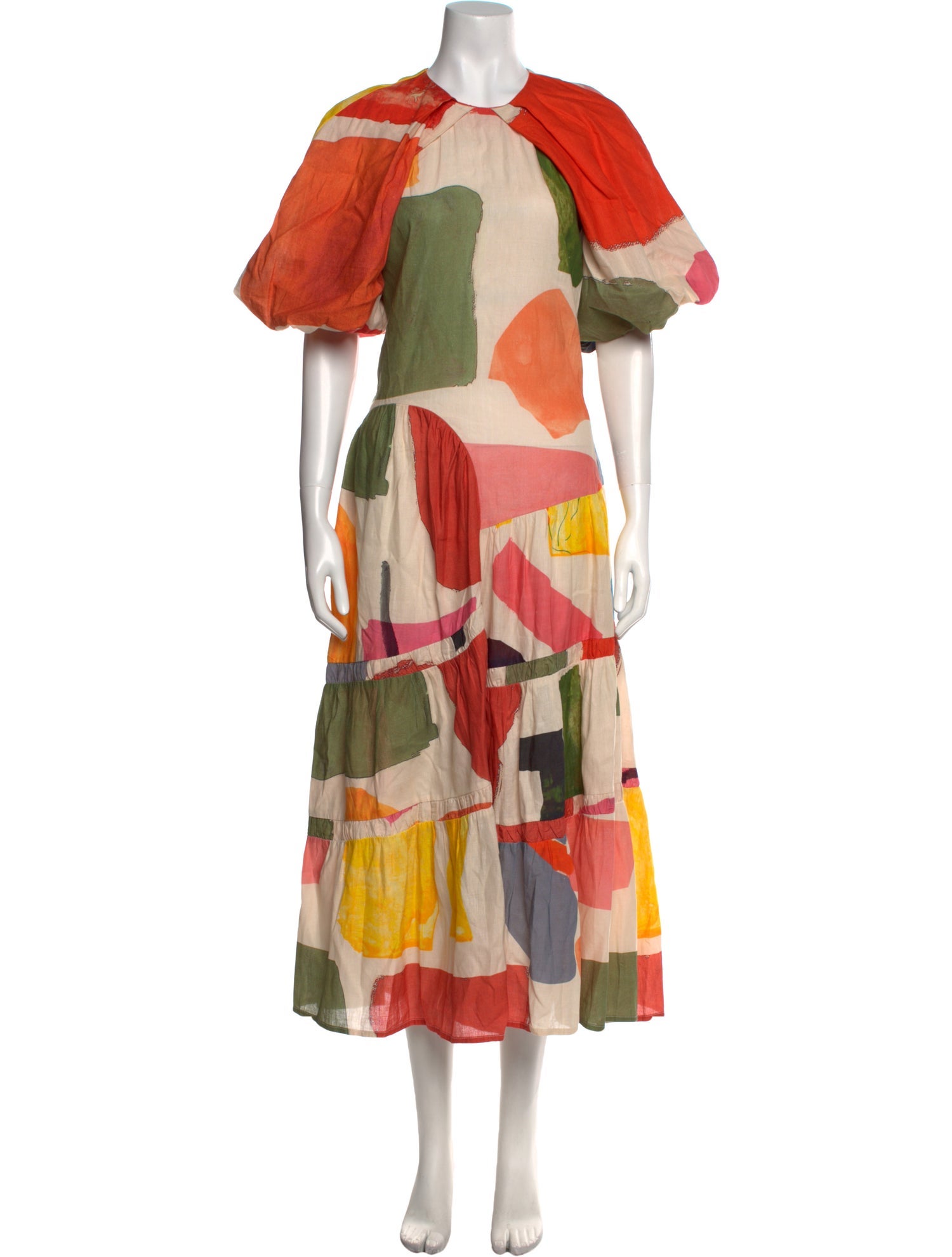 Lovebirds Linen Long Dress