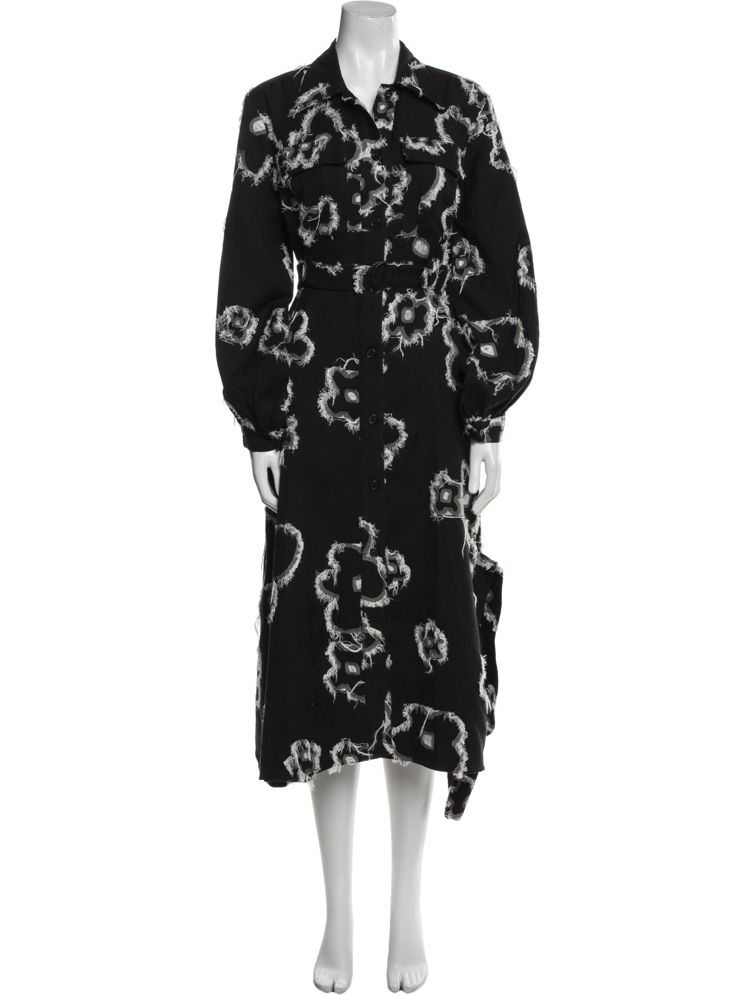 Lovebirds Wool Midi Length Dress