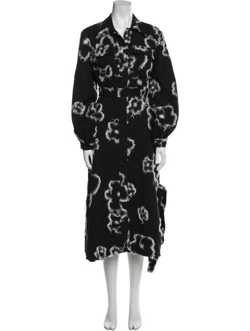 Lovebirds Wool Midi Length Dress