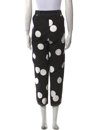 Lovebirds Polka Dot Print Wide Leg Pants