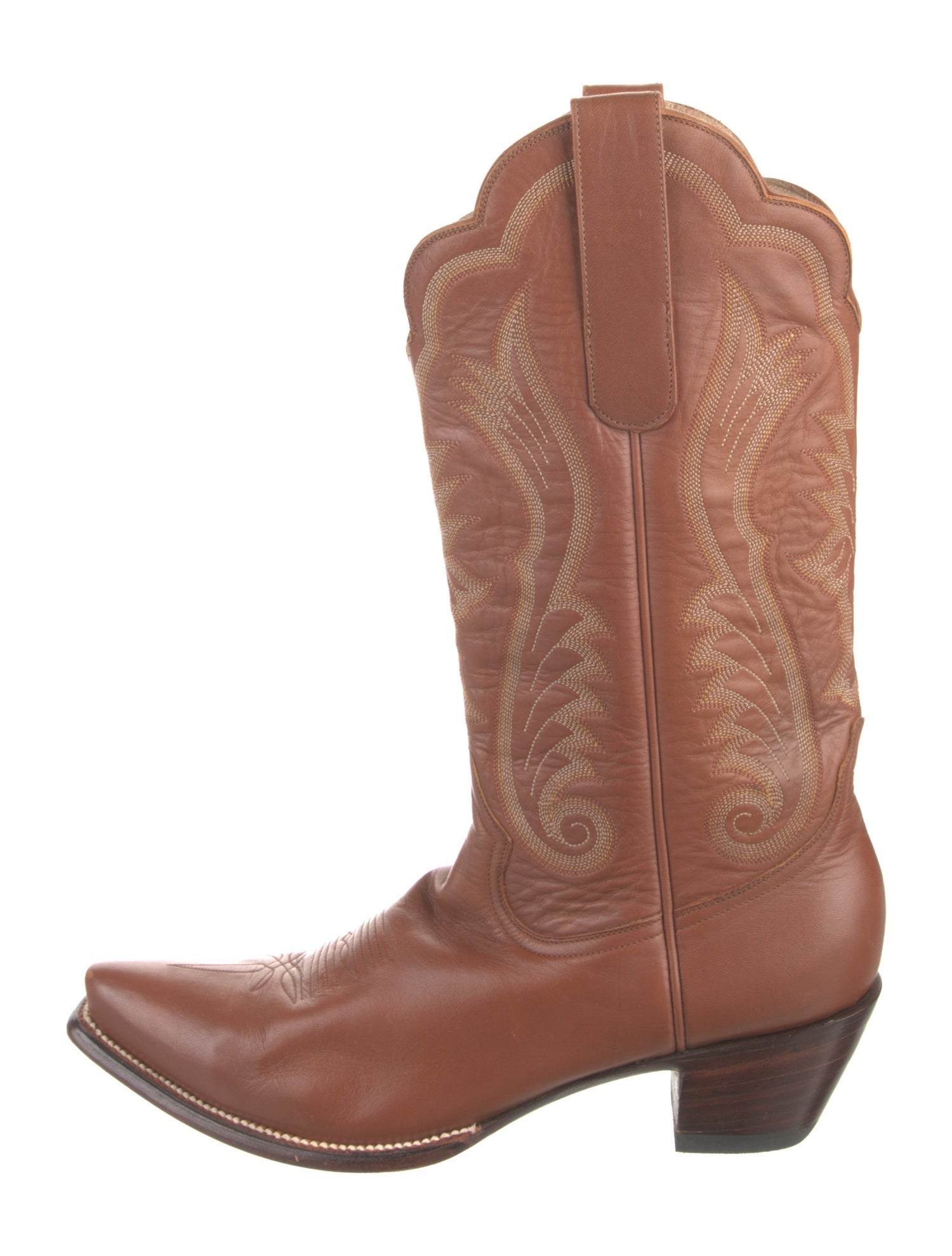 Leddy Vaquero Leather Western Boots