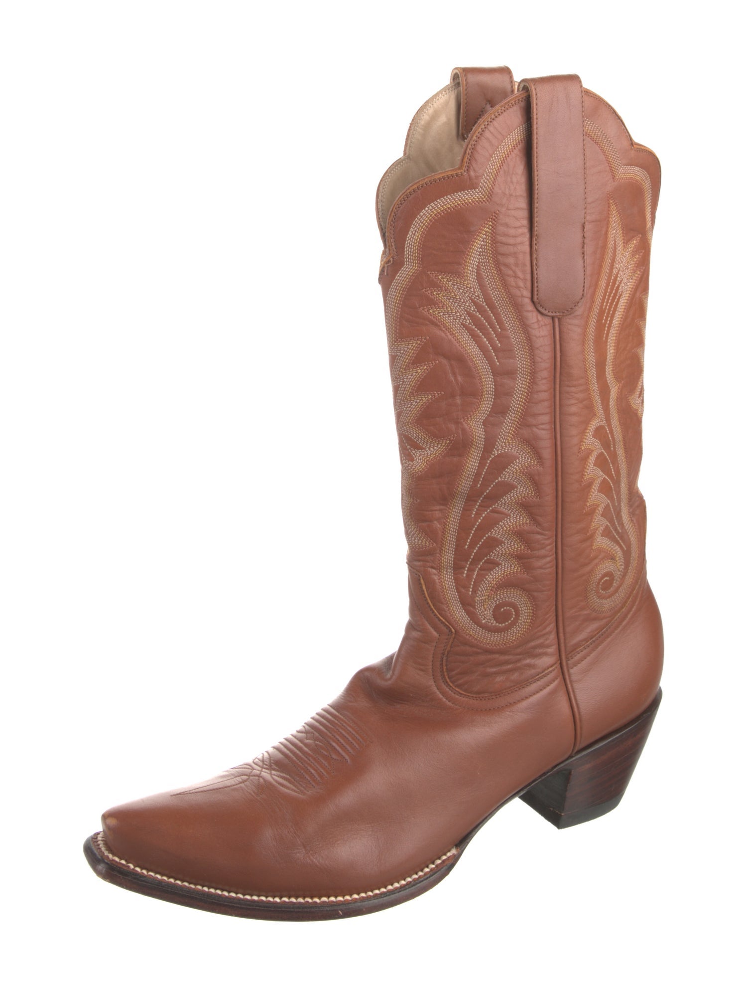 Leddy Vaquero Leather Western Boots