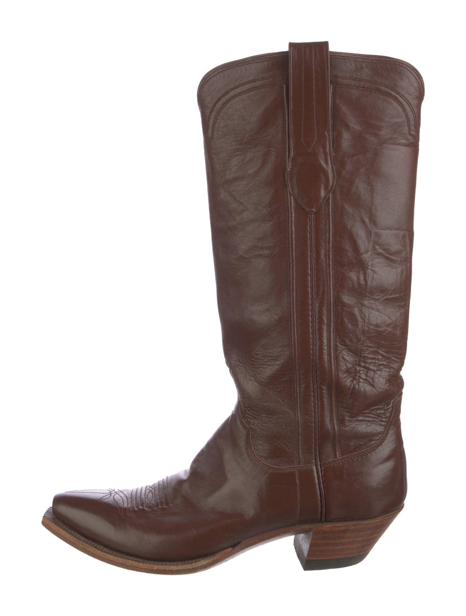 Leddy Vaquero Leather Western Boots