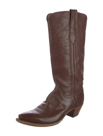 Leddy Vaquero Leather Western Boots