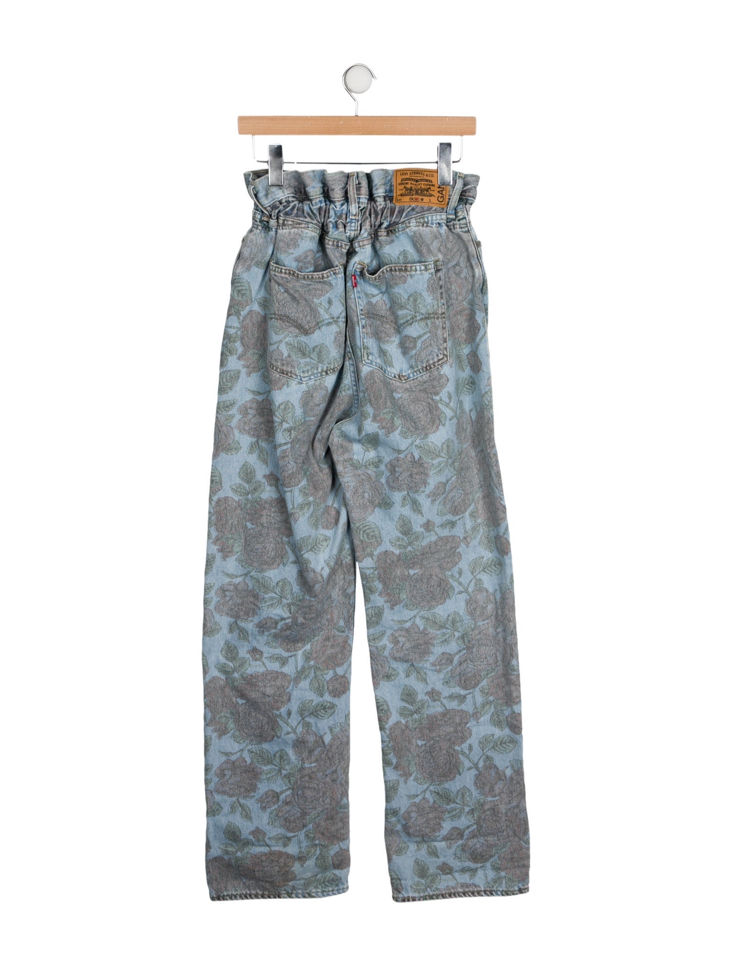 Levi's x Ganni High-Rise Wide Leg Jeans