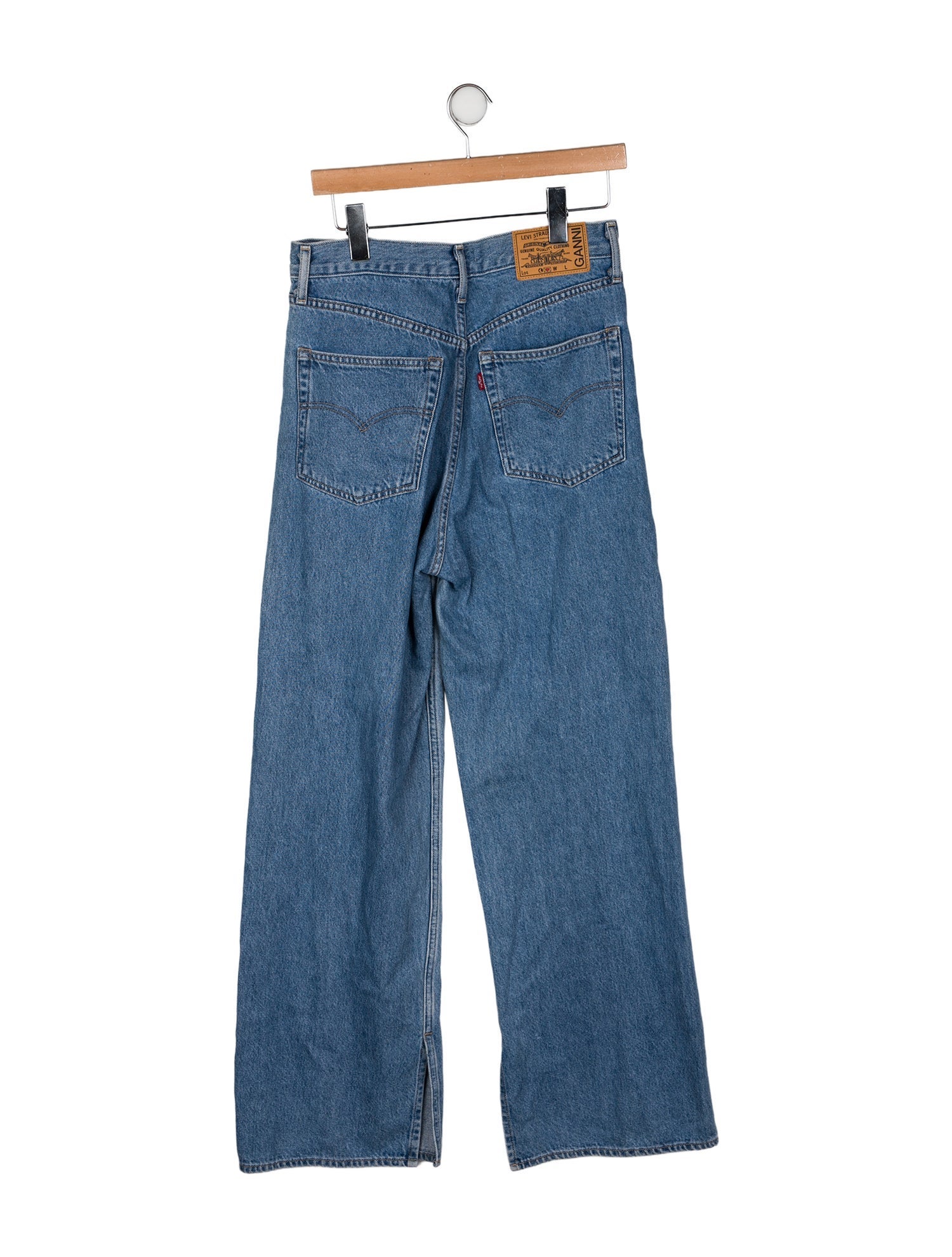 Levi's x Ganni High-Rise Wide Leg Jeans
