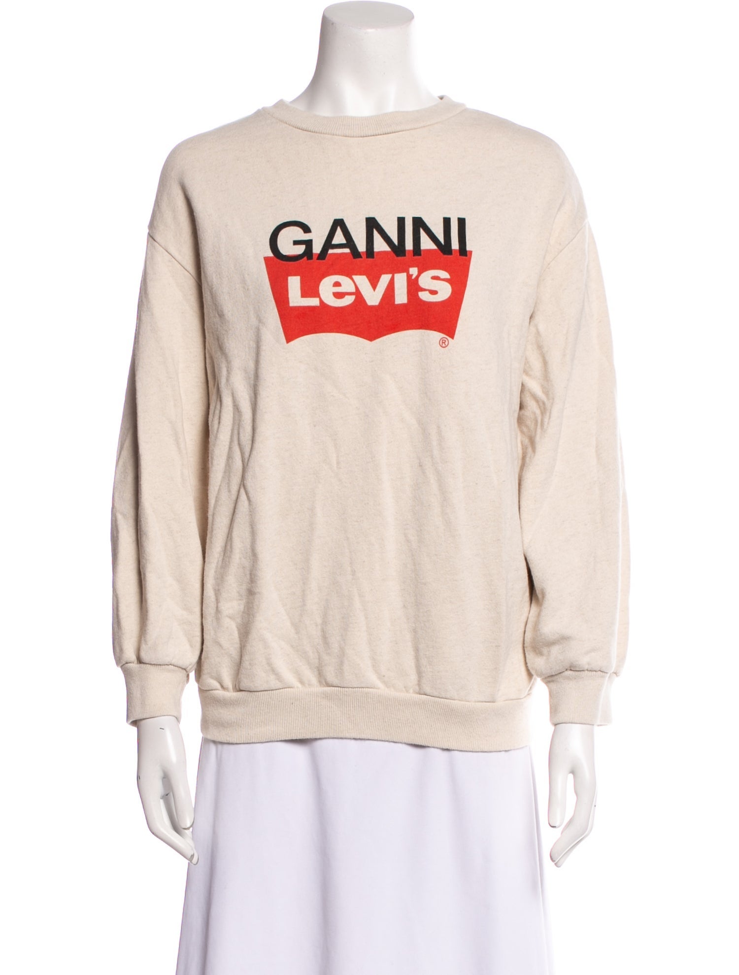 Levi's x Ganni Graphic Print Crew Neck Sweatshirt