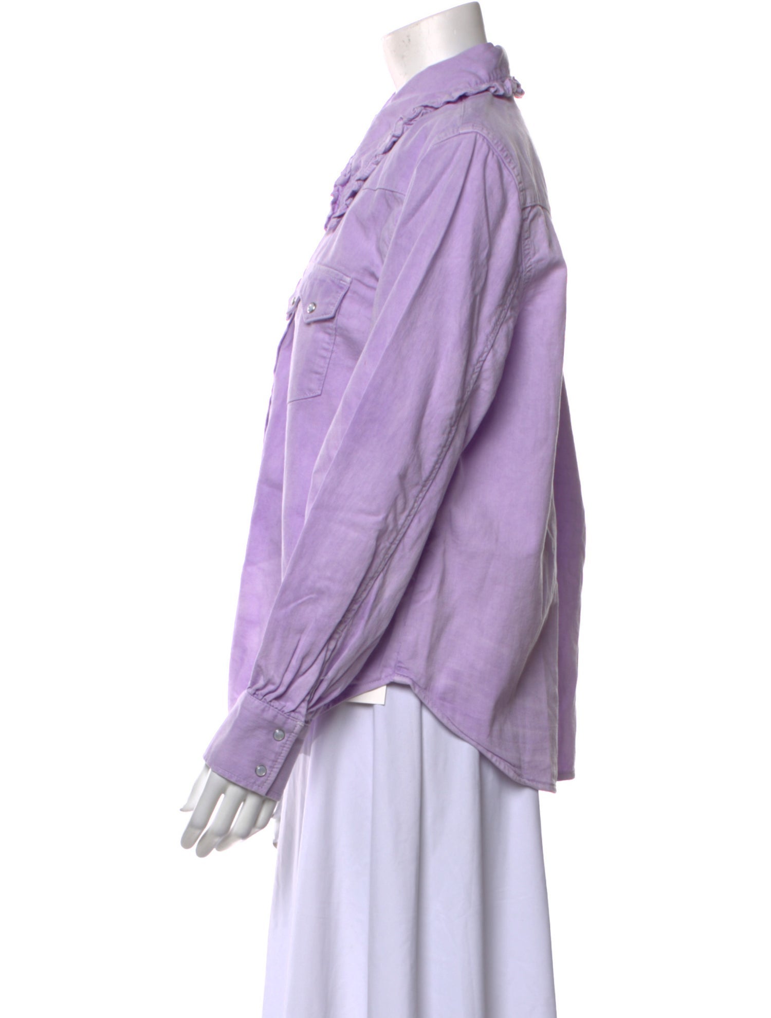 Levi's x Ganni Long Sleeve Button-Up Top