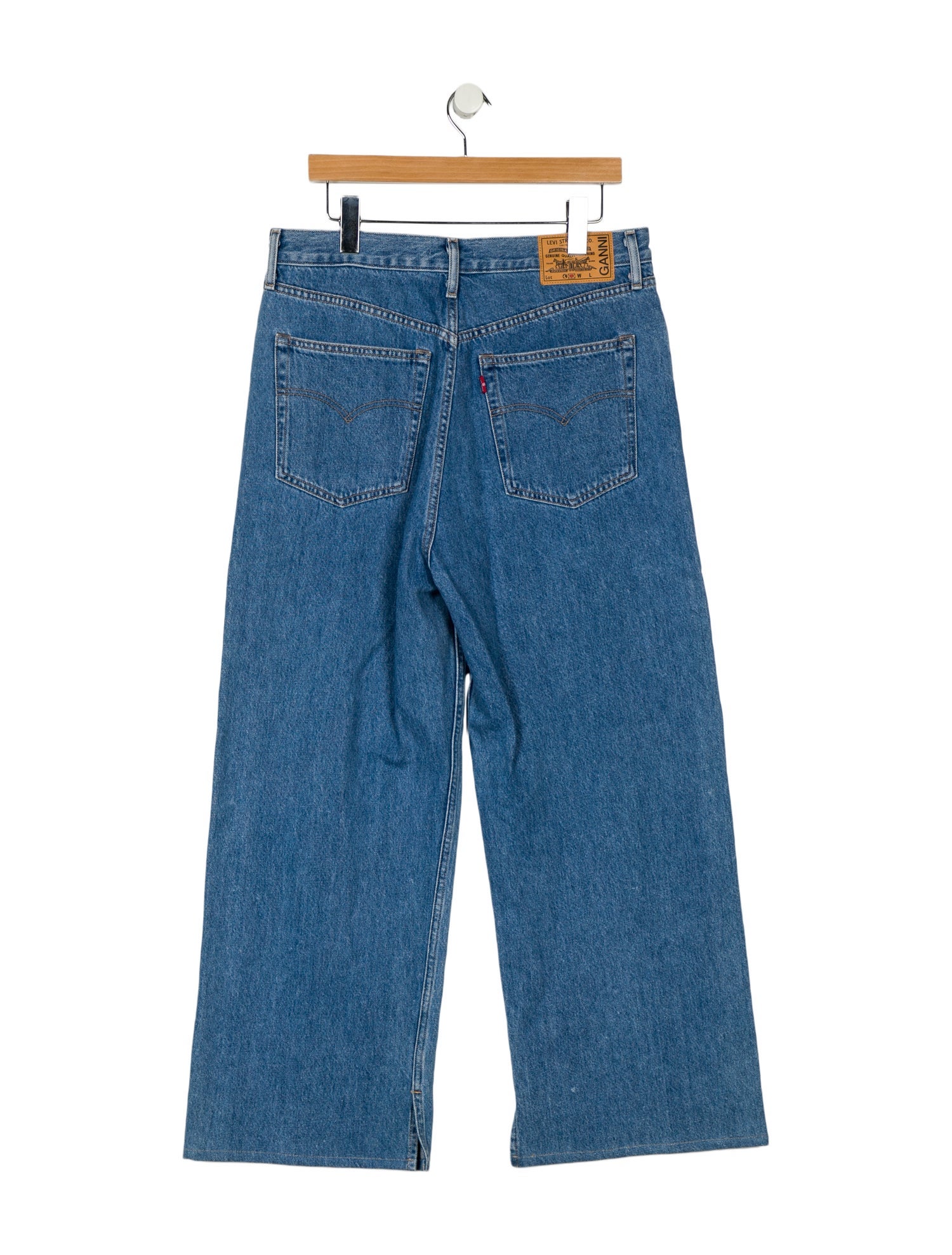 Levi's x Ganni High-Rise Wide Leg Jeans