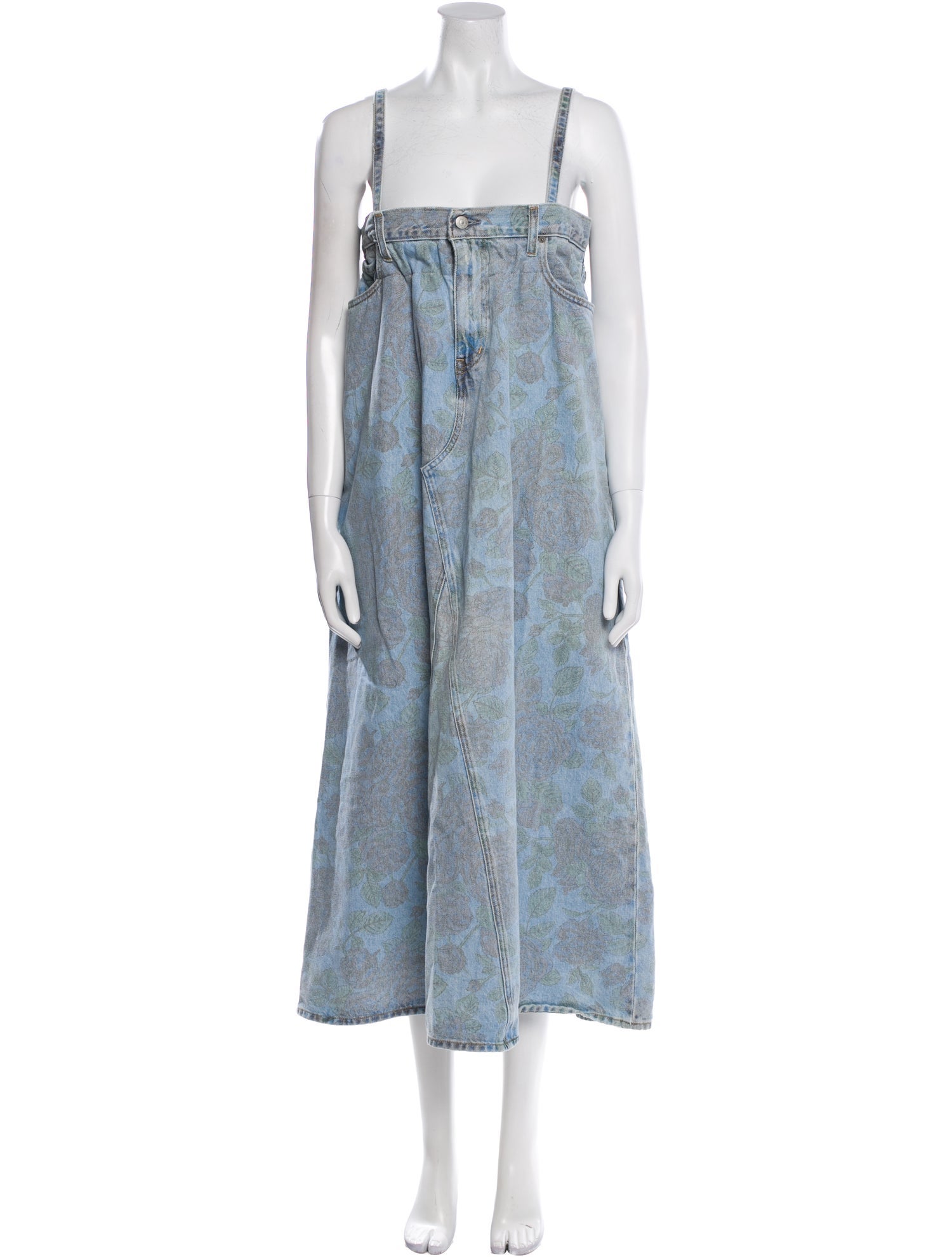 Levi's x Ganni Floral Print Long Dress