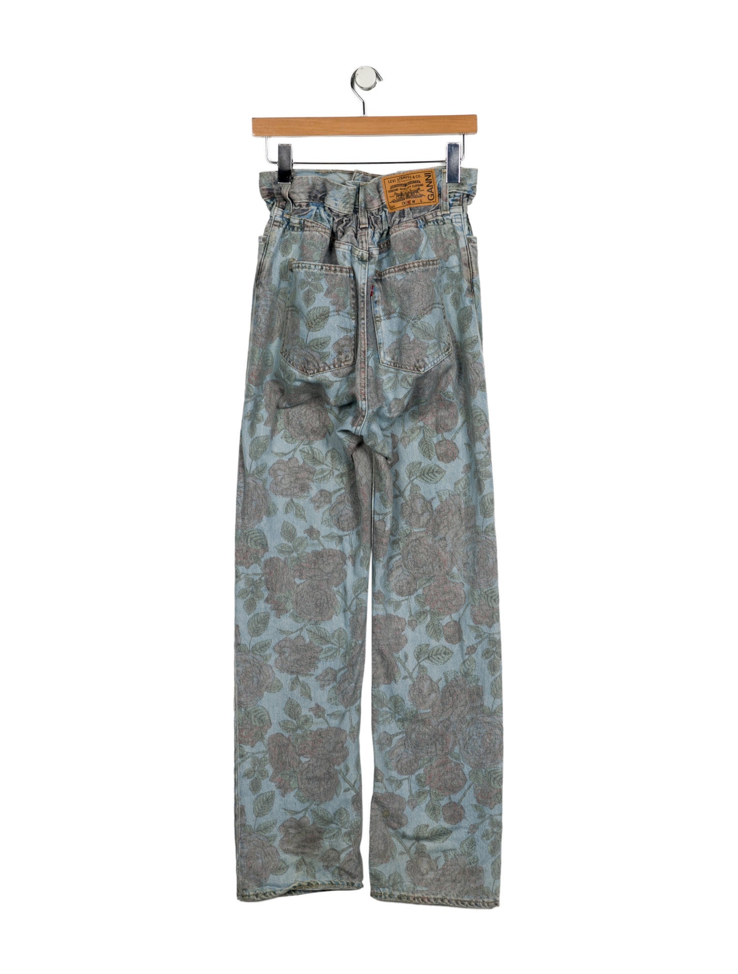 Levi's x Ganni High-Rise Straight Leg Jeans