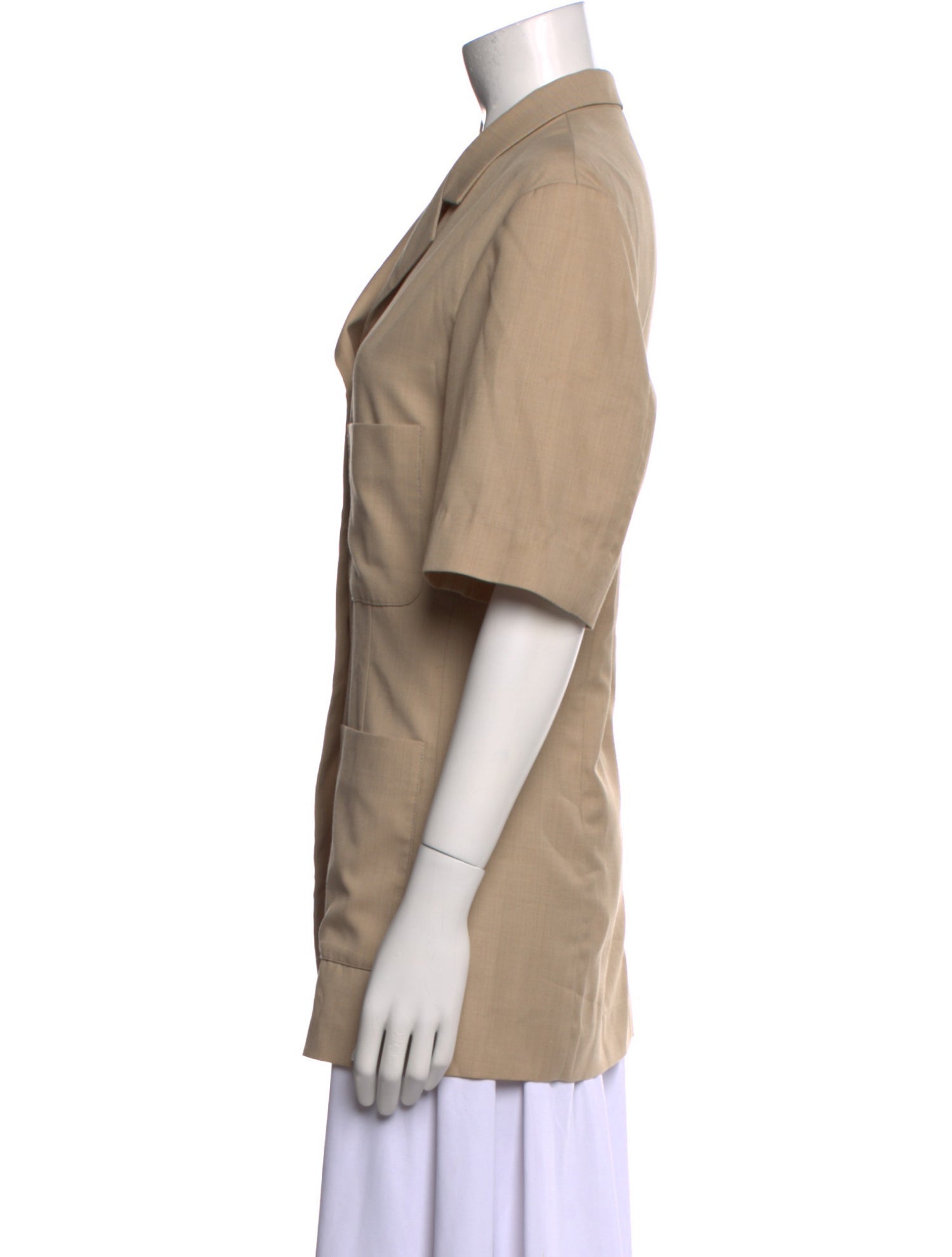 LVIR Short Sleeve Button-Up Top