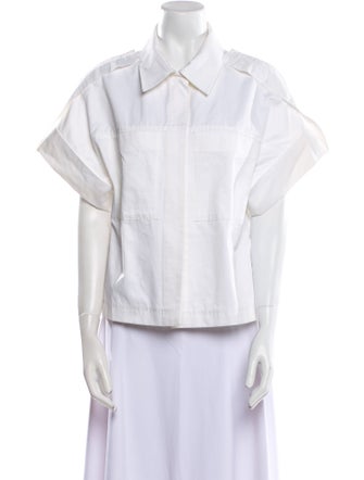 LVIR Short Sleeve Button-Up Top