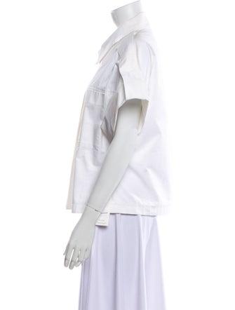 LVIR Short Sleeve Button-Up Top