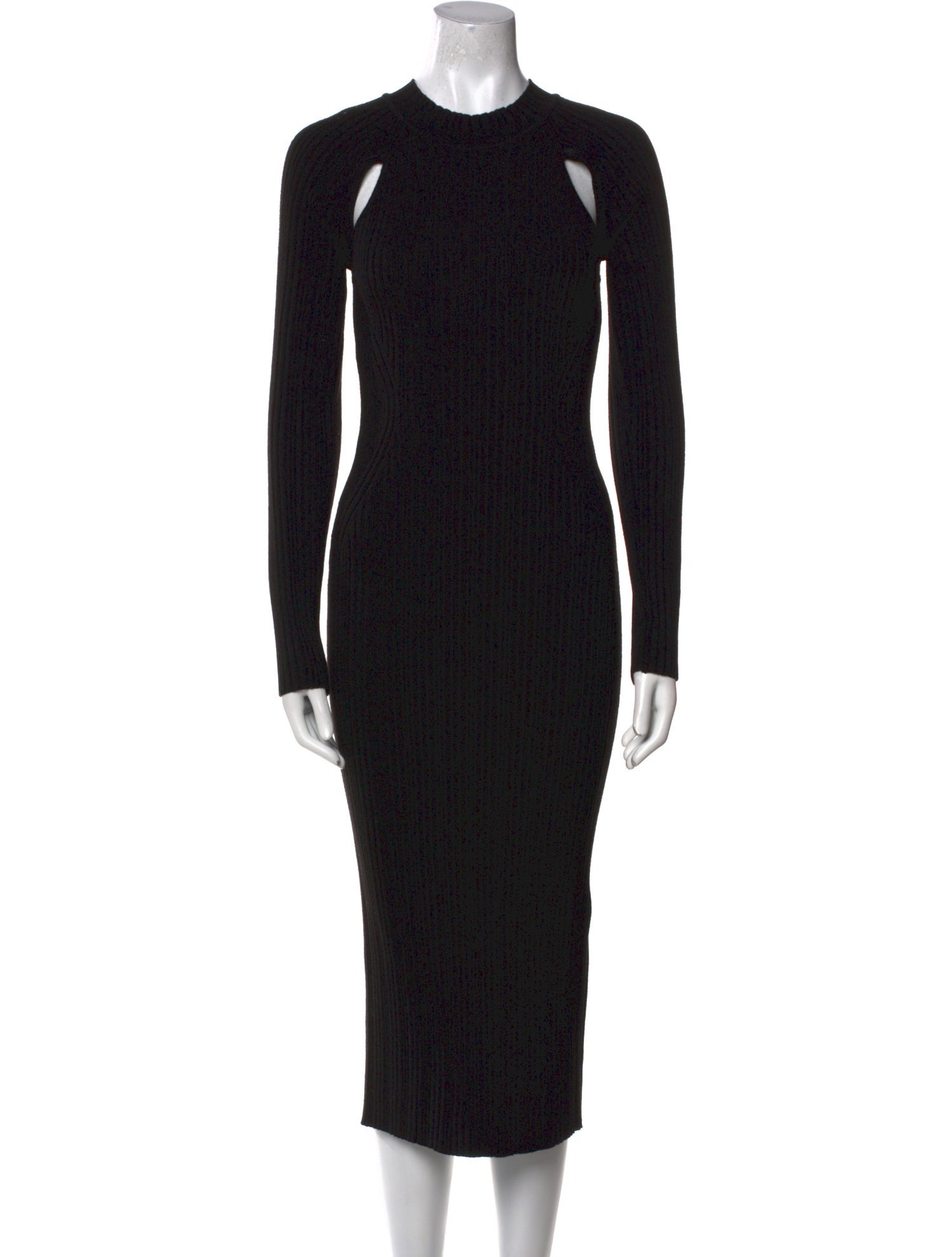 LVIR Crew Neck Midi Length Dress