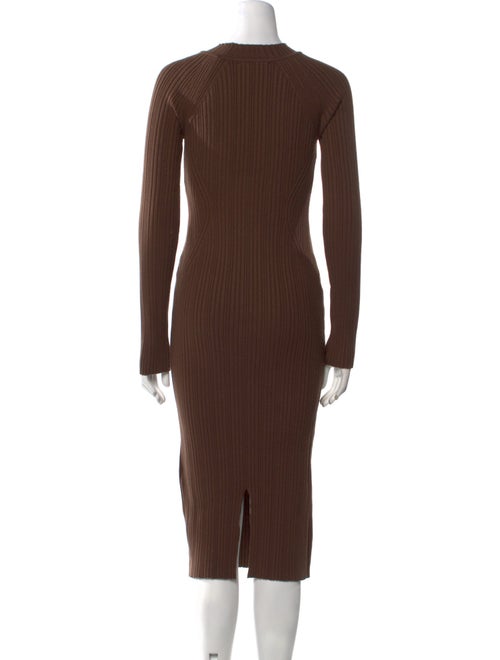 LVIR Crew Neck Midi Length Dress