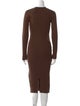 LVIR Crew Neck Midi Length Dress